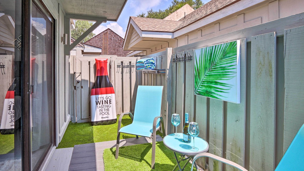Photo of Patio Balcony in Palmetto Dunes