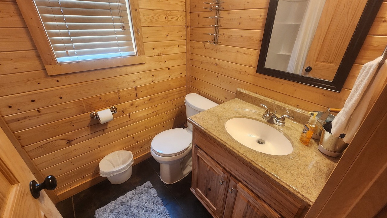 Photo of Bathroom in Swinging Bridge Village