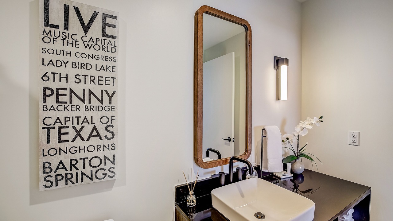 Photo of Bathroom in Rainey Street Historic District