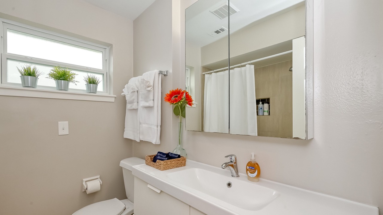 Photo of Bathroom in Spring Shadows