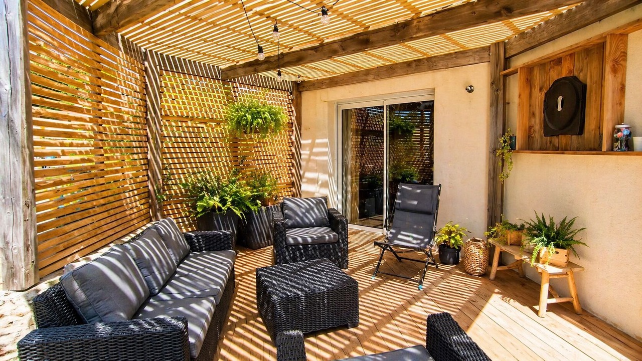 Photo of Patio Balcony in La Pommeraye
