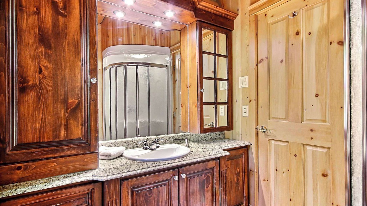 Photo of Bathroom in Fiddler Lake Resort