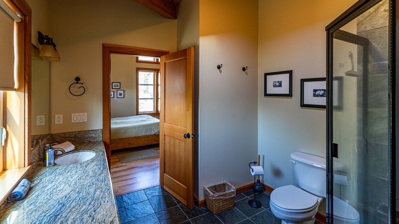Photo of Bathroom in Happy Camp Hideaway