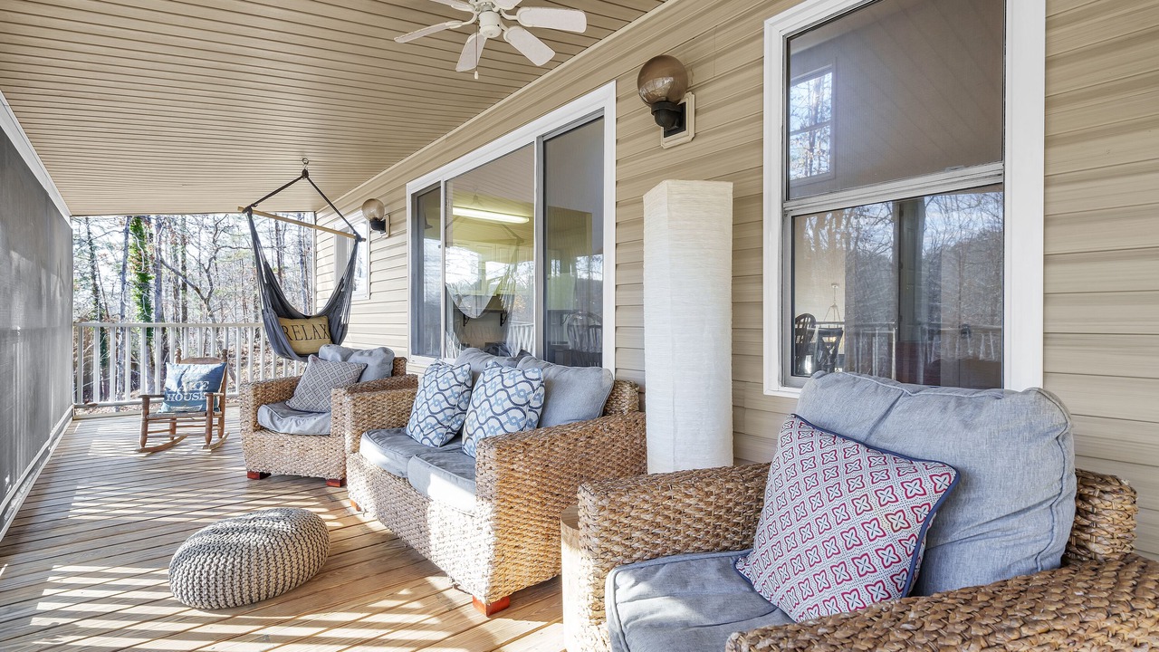Photo of Patio Balcony in Sunset