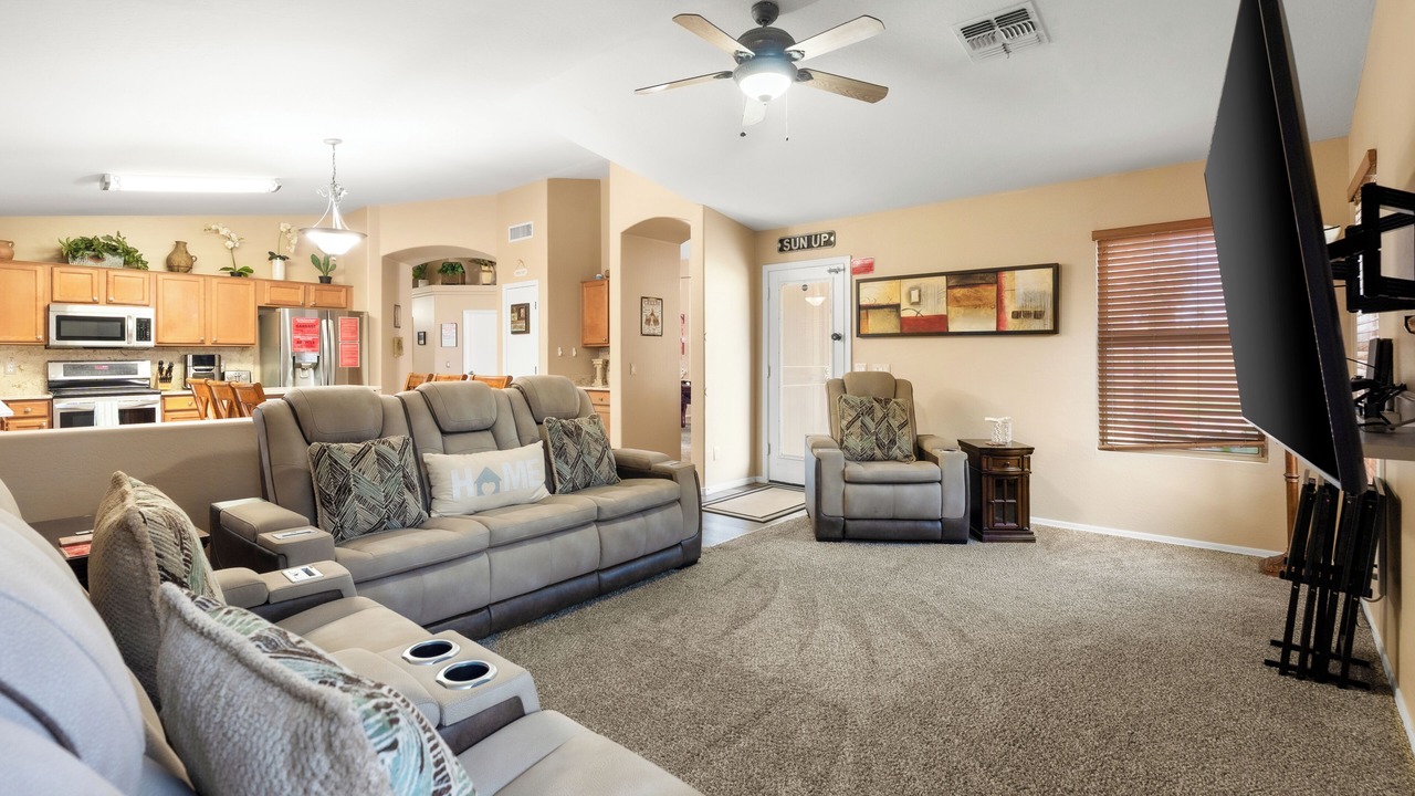 Photo of Livingroom in Desert Sunset