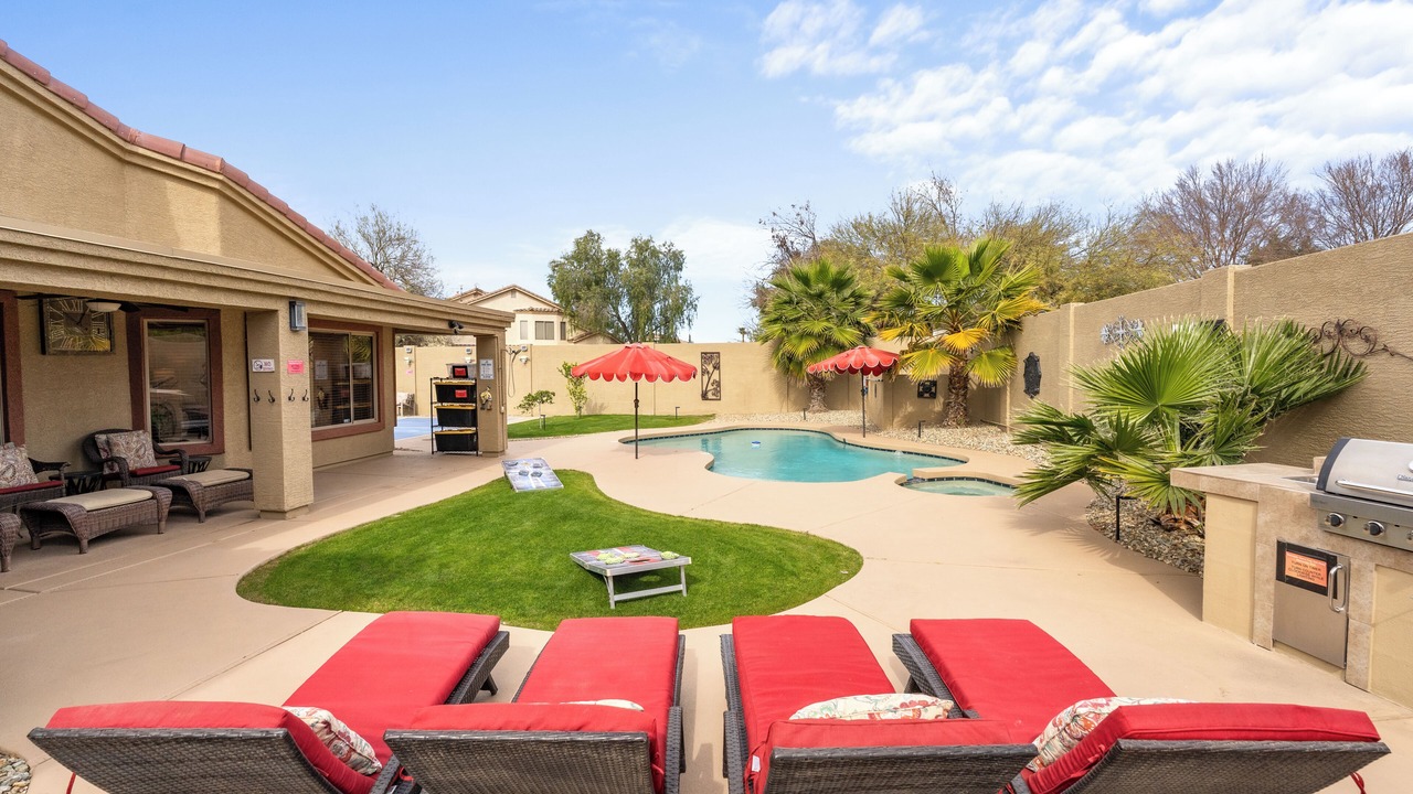 Photo of Patio Balcony in Desert Sunset