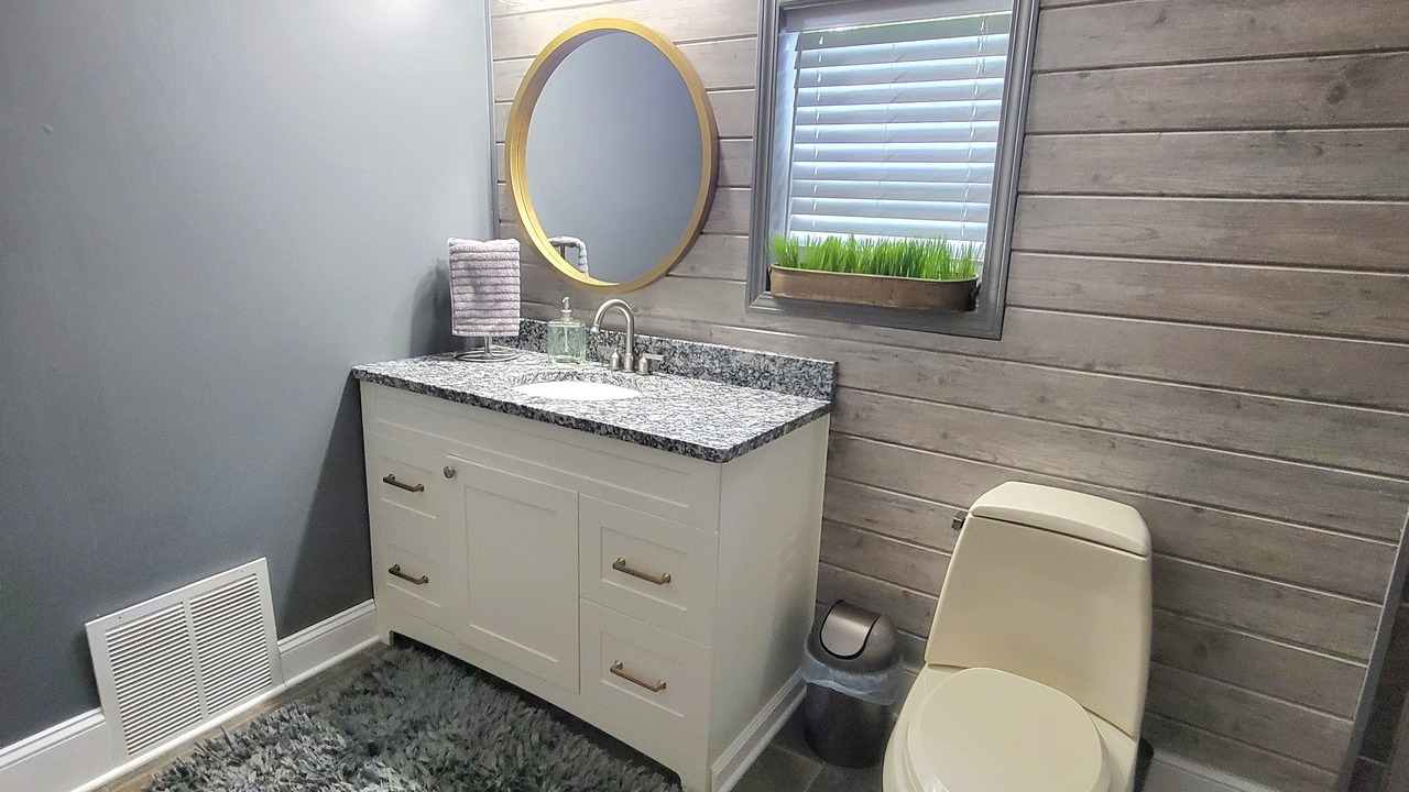 Photo of Bathroom in Lake Michigan Beach