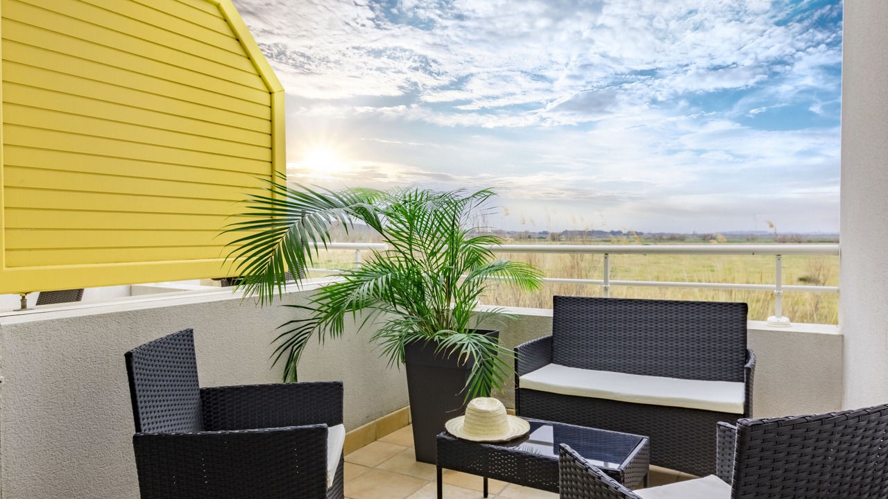 Photo of Patio Balcony in Naturist Village