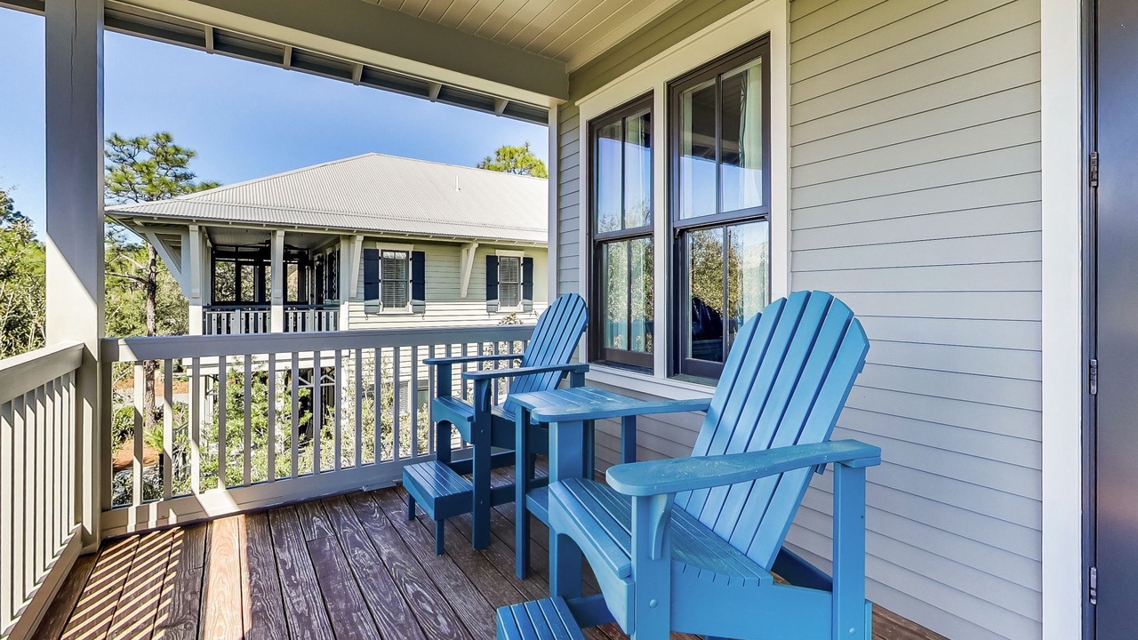 Photo of Patio Balcony in Watercolor