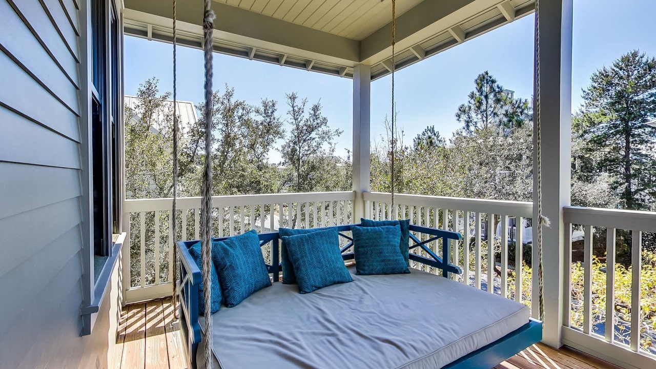 Photo of Patio Balcony in Watercolor