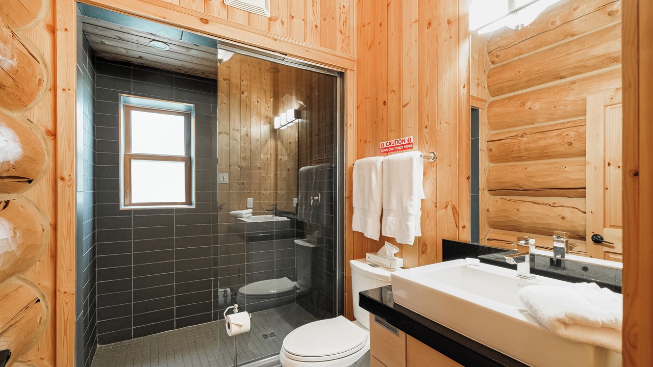 Photo of Bathroom in Fiddler Lake Resort