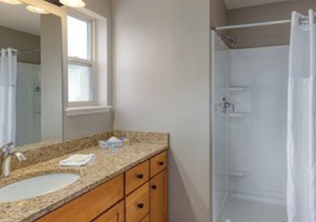 Photo of Bathroom in Downtown Leavenworth