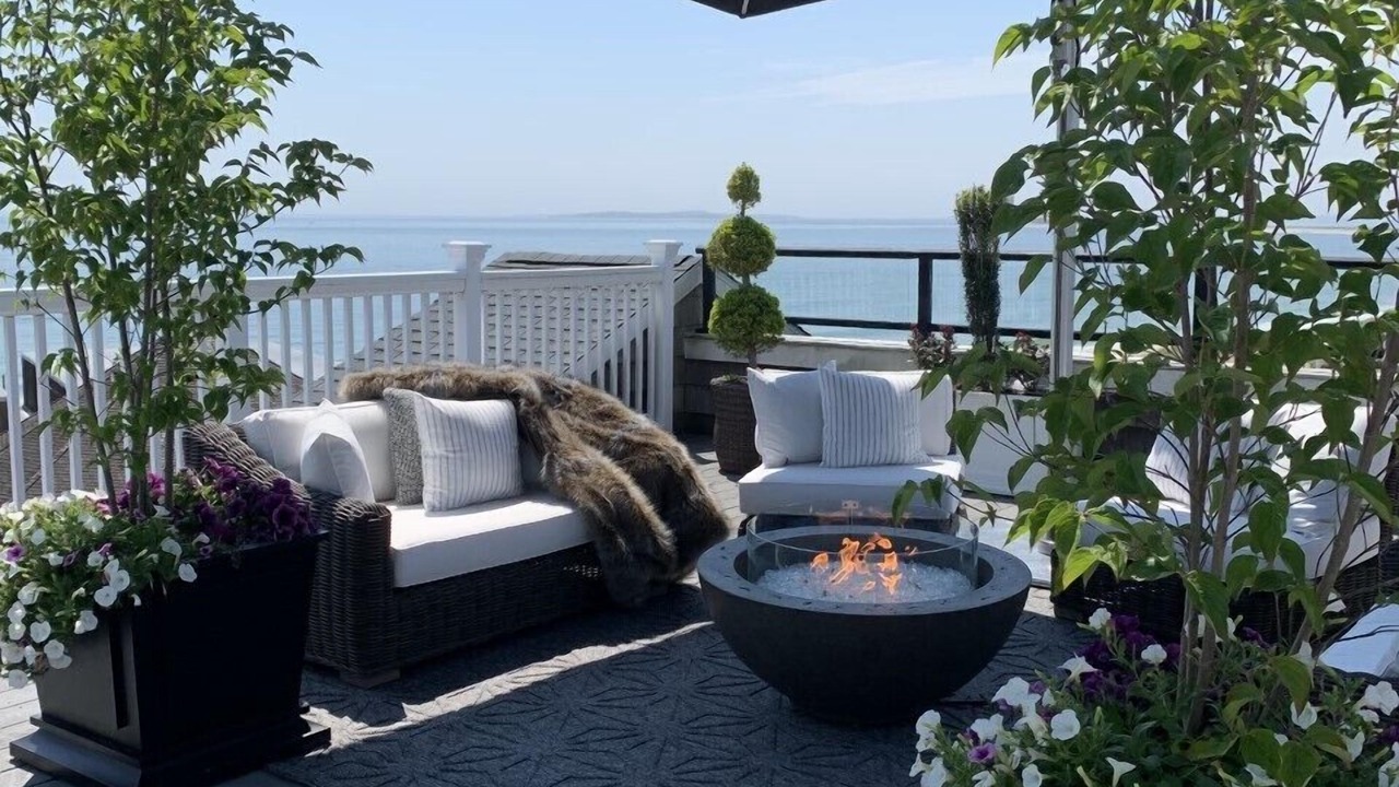 Photo of Patio Balcony in Watch Hill Historic District