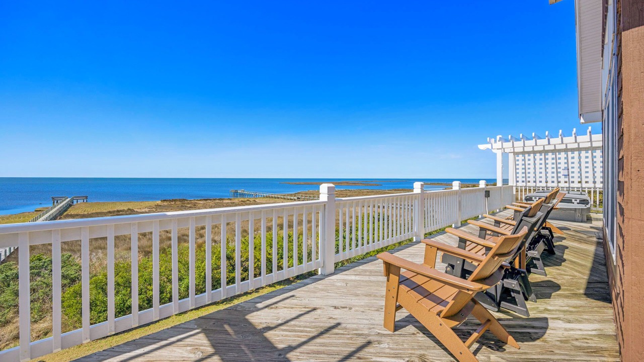 Photo of Patio Balcony in Wind Over Waves