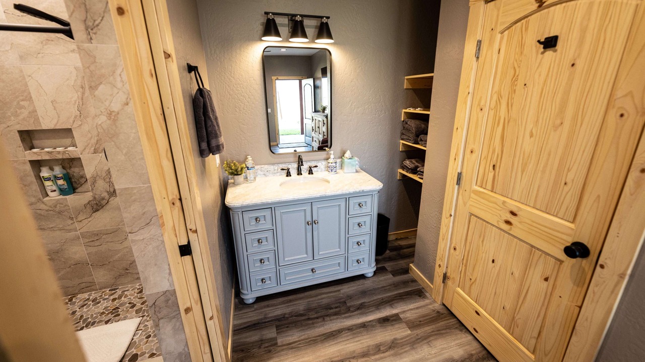 Photo of Bathroom in White Bird