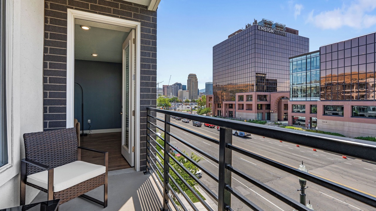 Photo of Patio Balcony in Downtown Salt Lake City