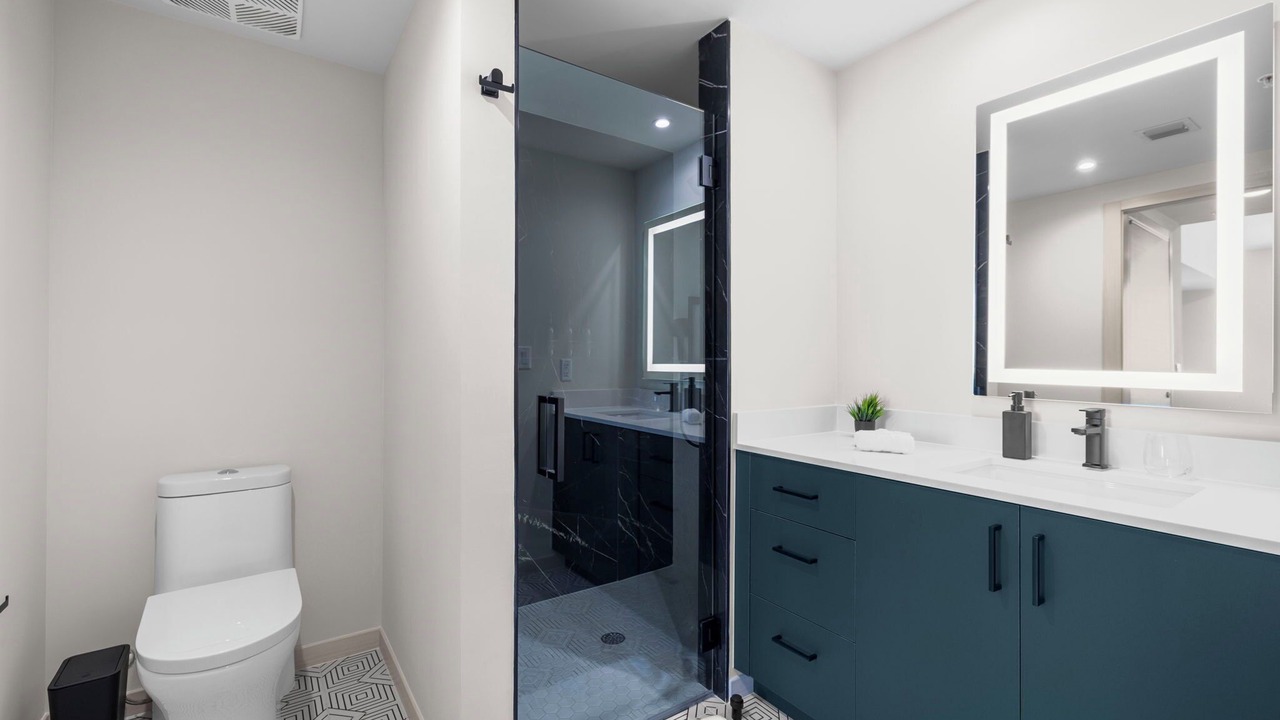 Photo of Bathroom in Industrial Section
