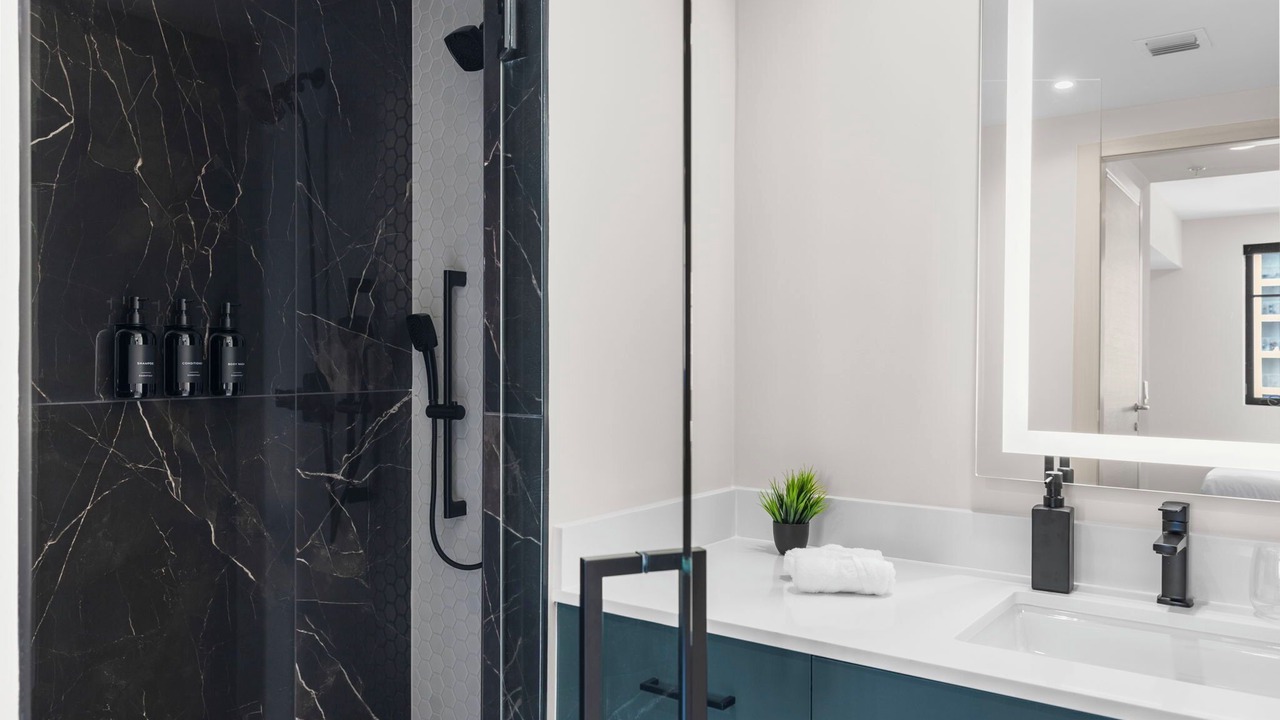 Photo of Bathroom in Industrial Section