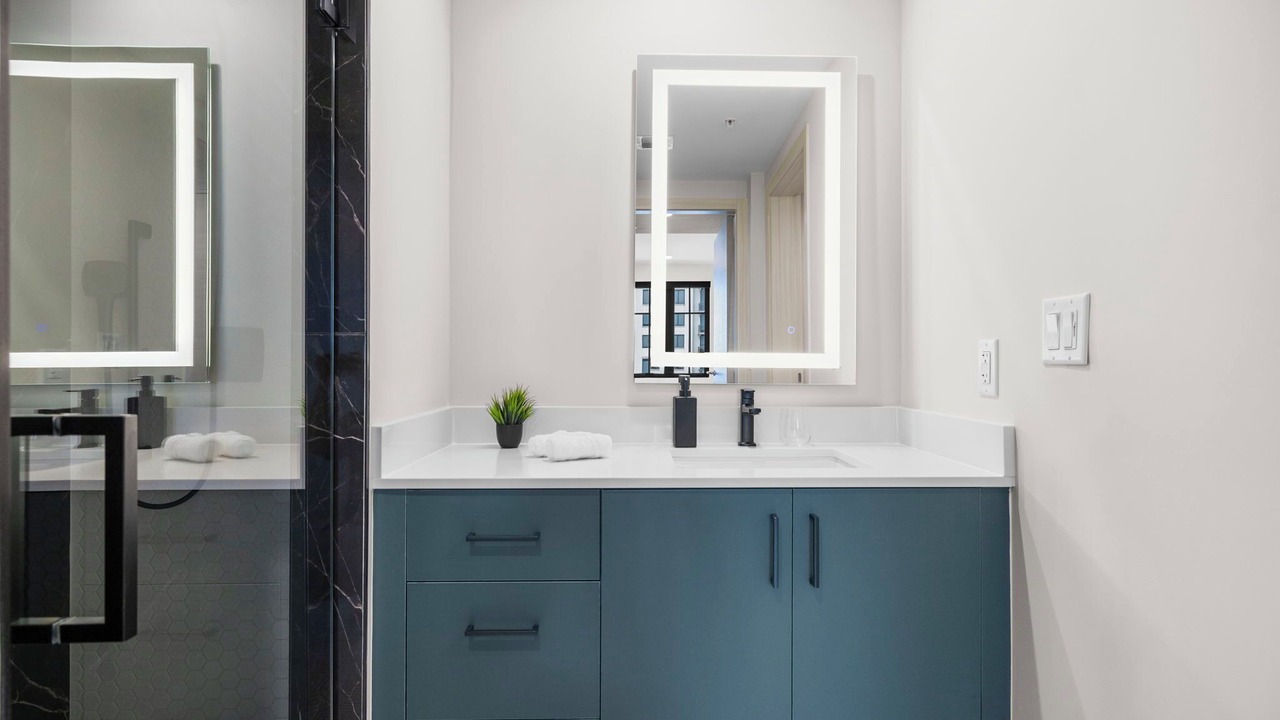 Photo of Bathroom in Industrial Section