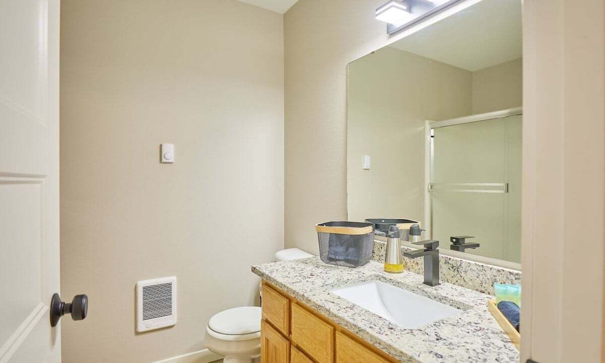 Photo of Bathroom in Downtown Leavenworth