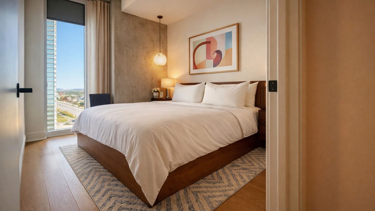 Photo of Bedroom in Rainey Street Historic District