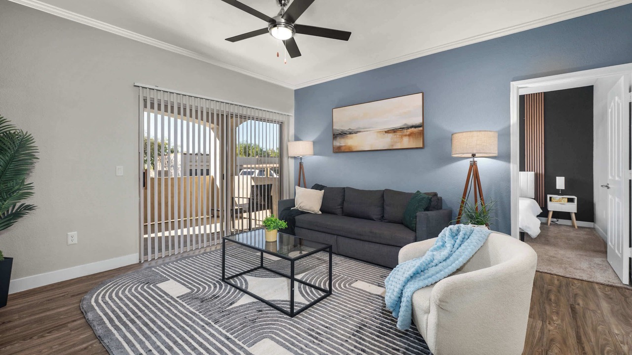 Photo of Livingroom in McDowell Mountain Apartments