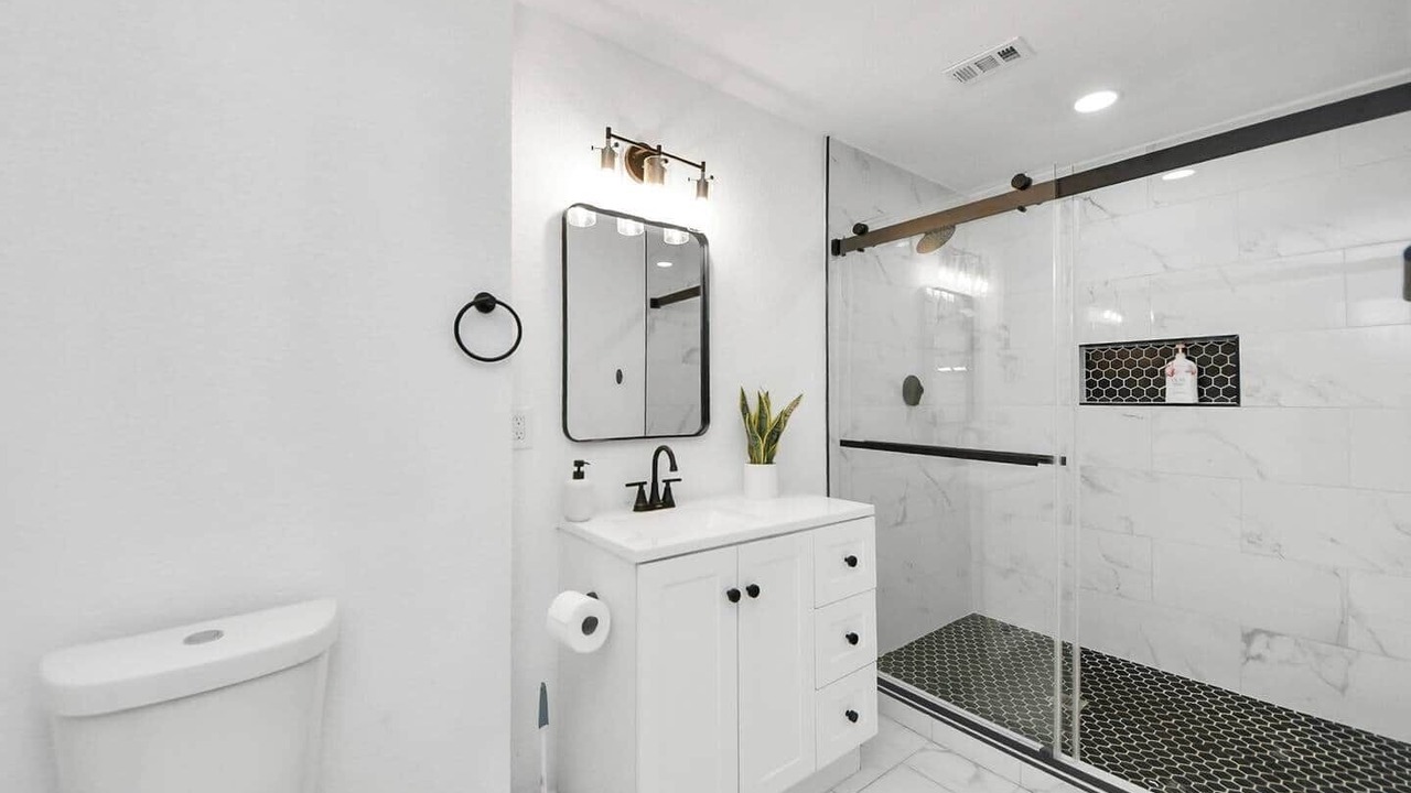 Photo of Bathroom in Spring Shadows