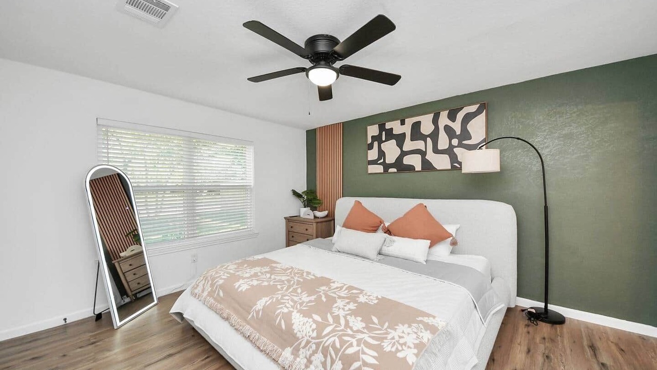 Photo of Bedroom in Spring Shadows