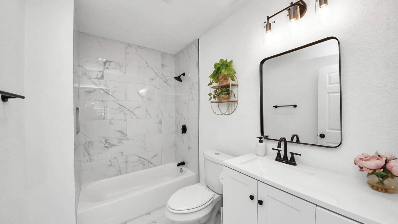Photo of Bathroom in Spring Shadows