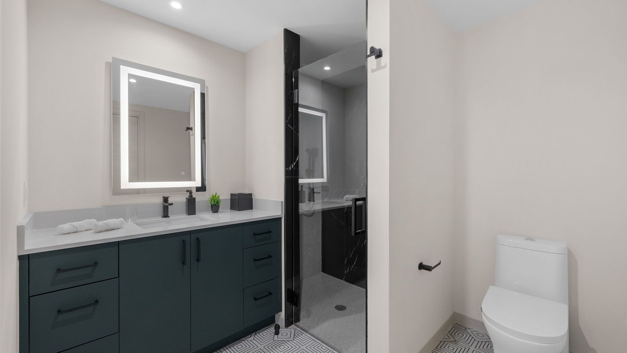 Photo of Bathroom in Industrial Section