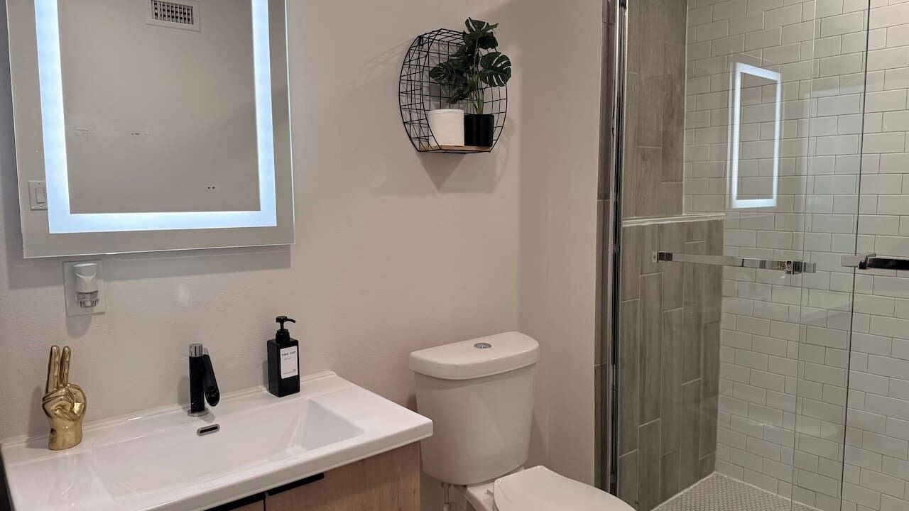 Photo of Bathroom in Peak's Suburban Addition