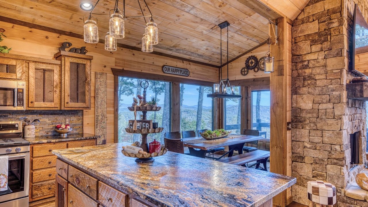 Photo of Kitchen in Cherry Log