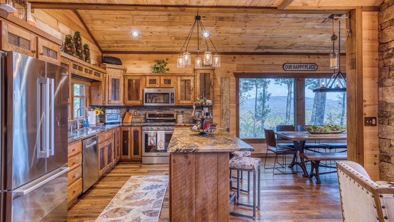 Photo of Kitchen in Cherry Log