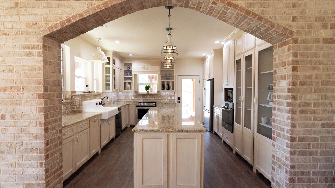 Photo of Kitchen in Log Cabin