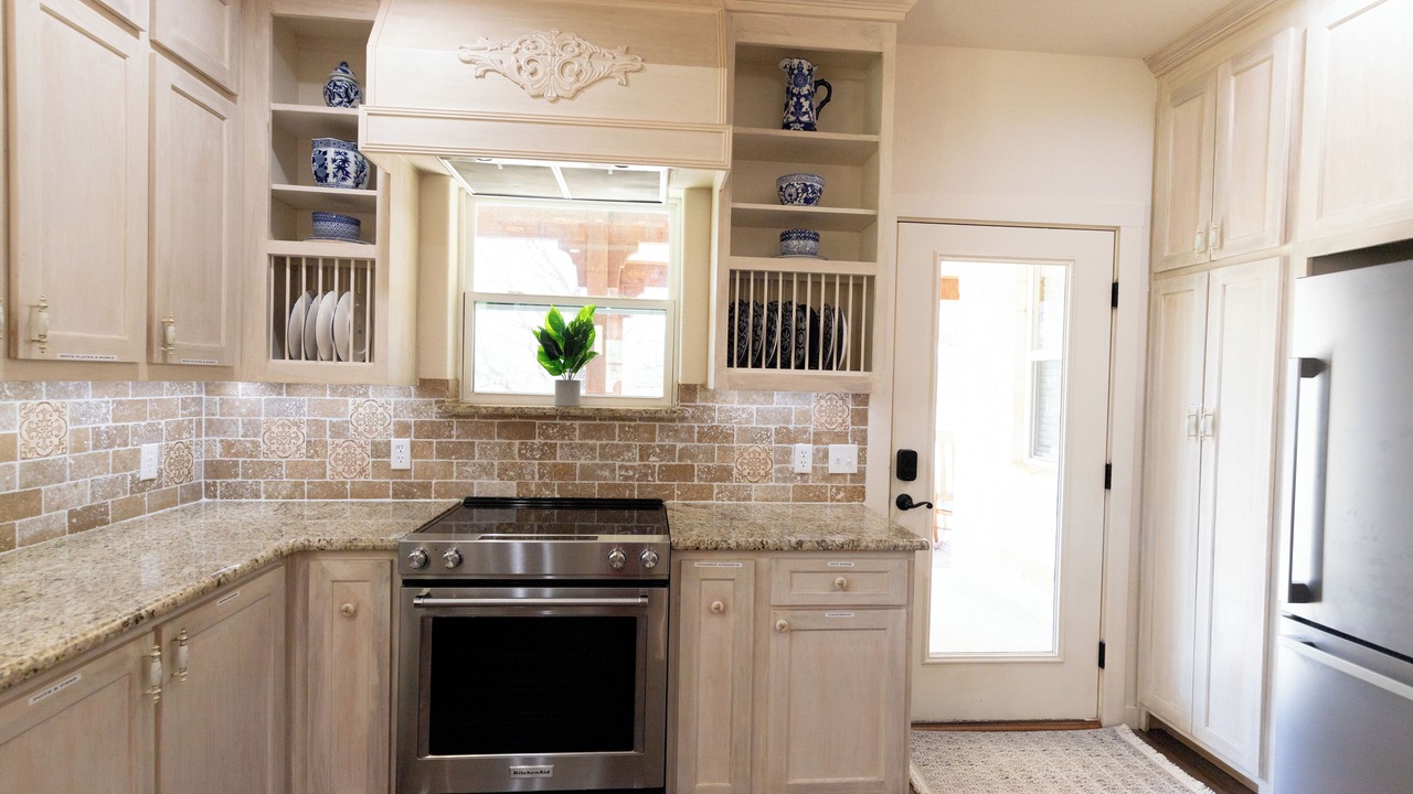 Photo of Kitchen in Log Cabin