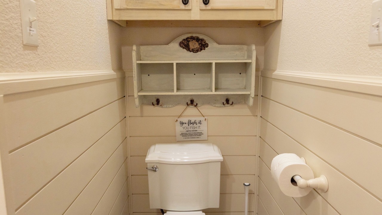 Photo of Bathroom in Log Cabin