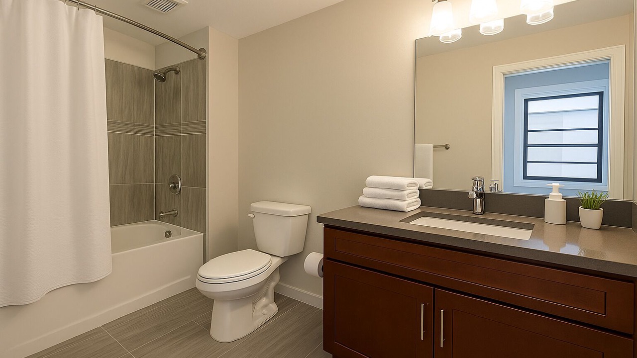 Photo of Bathroom in Downtown Cleveland