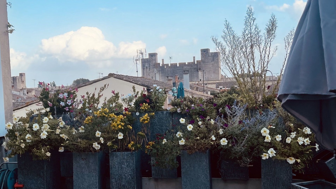 Photo of Patio Balcony in Aigues-Mortes Medieval City