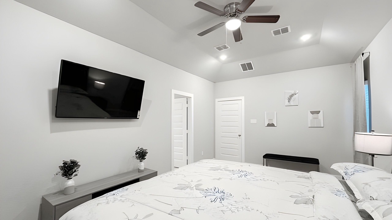 Photo of Bedroom in Spring Shadows