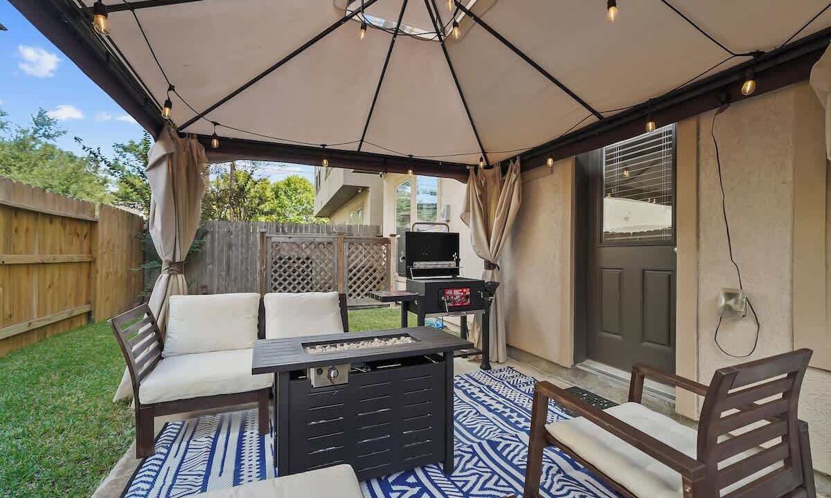 Photo of Patio Balcony in Spring Shadows