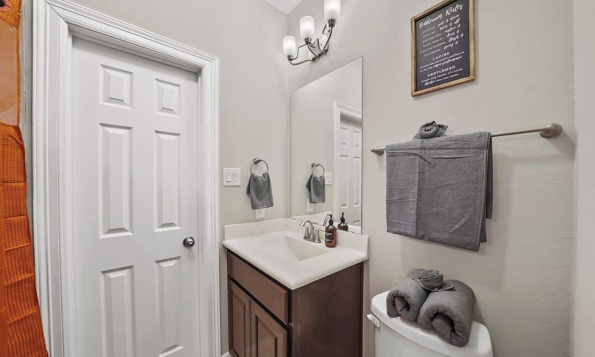Photo of Bathroom in Spring Shadows