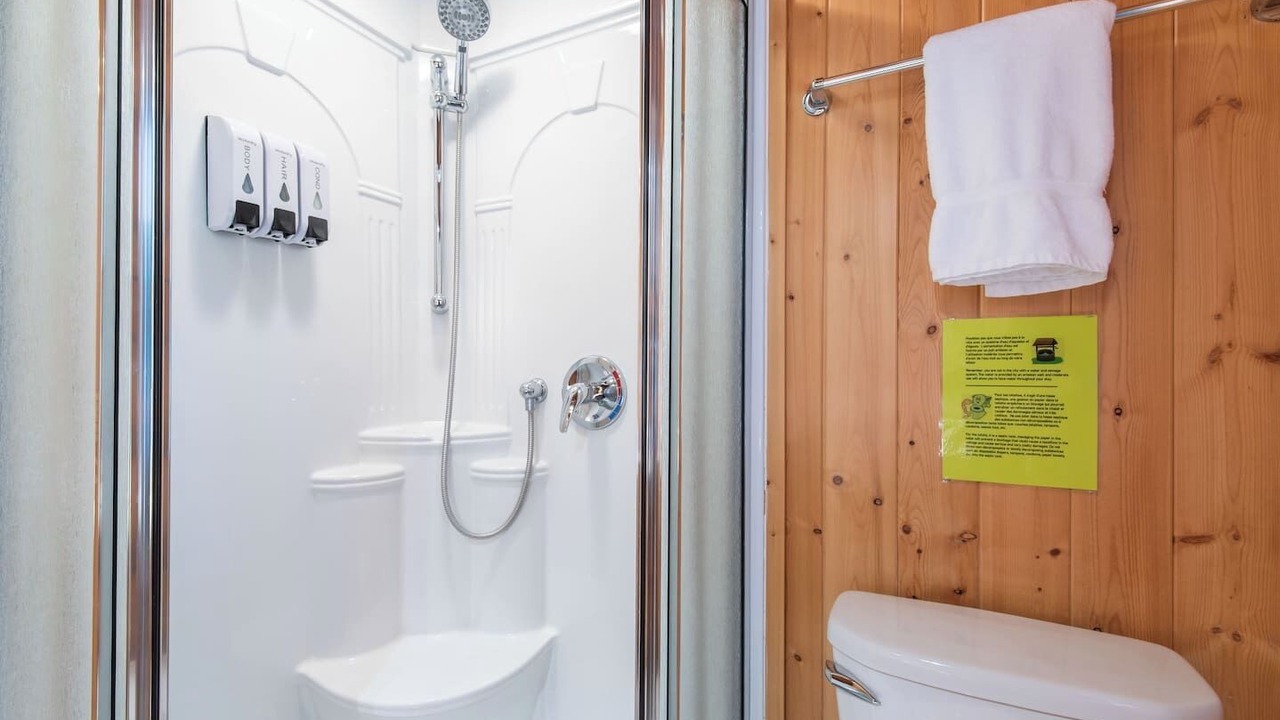 Photo of Bathroom in Fiddler Lake Resort
