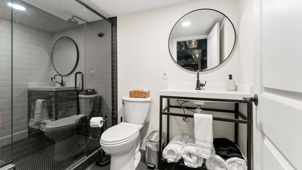 Photo of Bathroom in Brookline Station