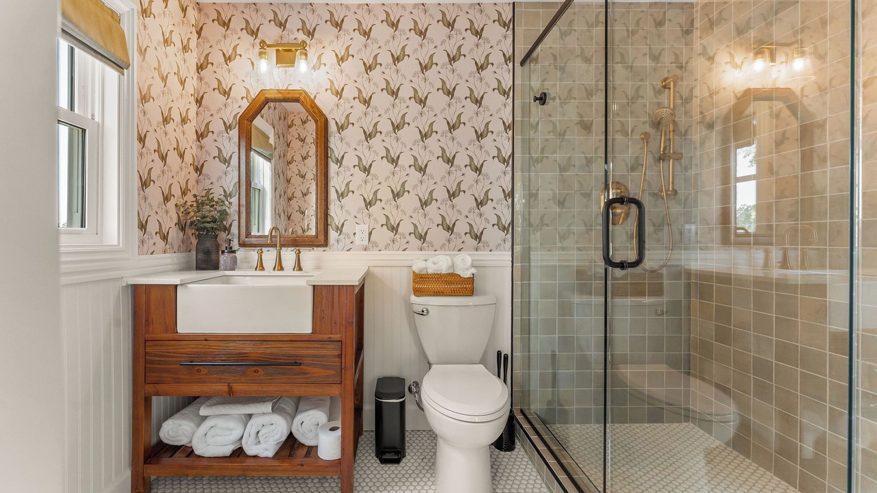 Photo of Bathroom in Brookline Station