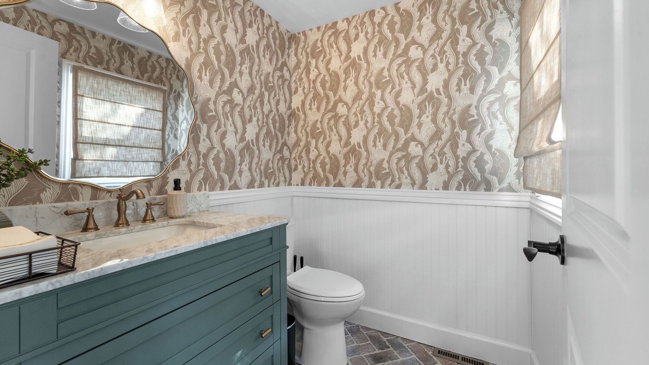 Photo of Bathroom in Brookline Station