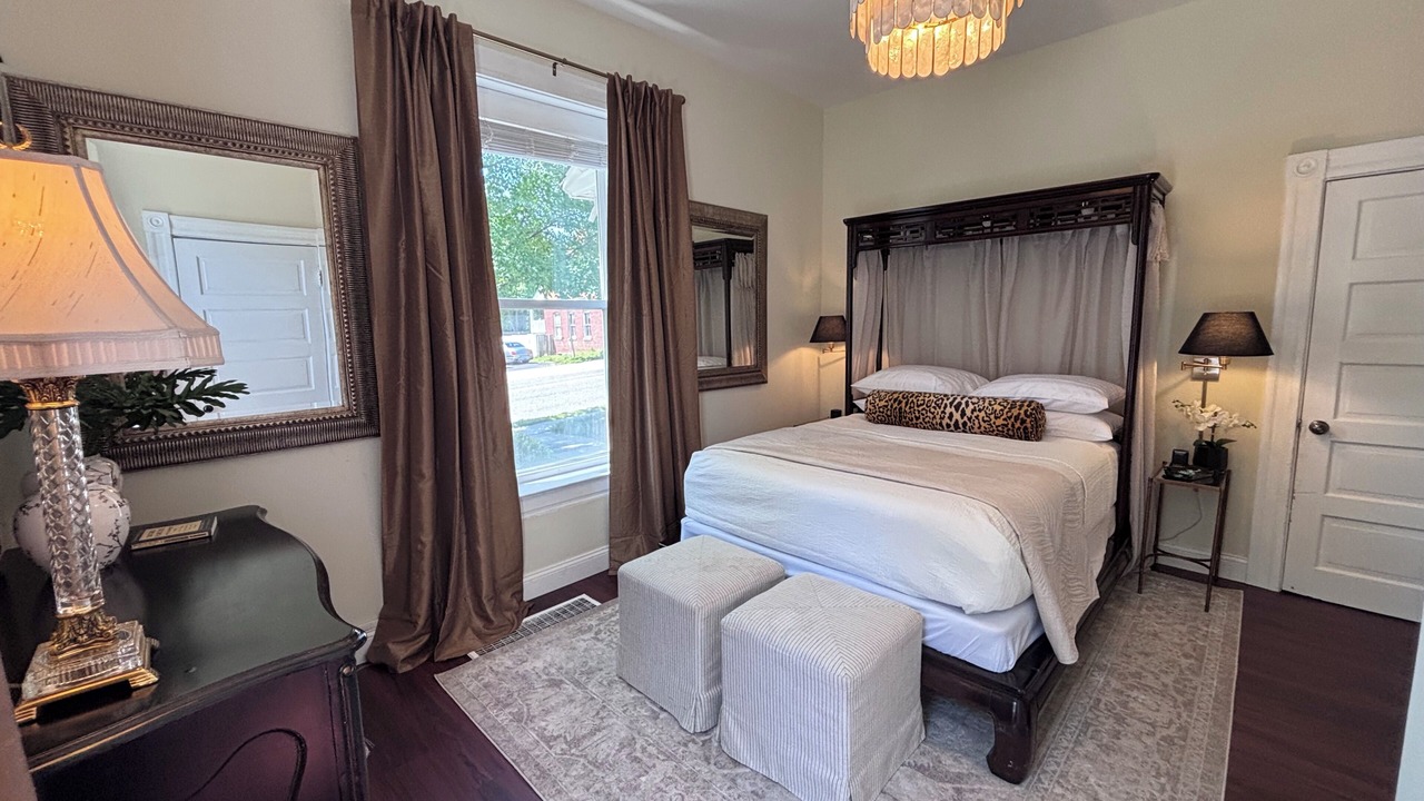 Photo of Bedroom in St. Charles Historic District