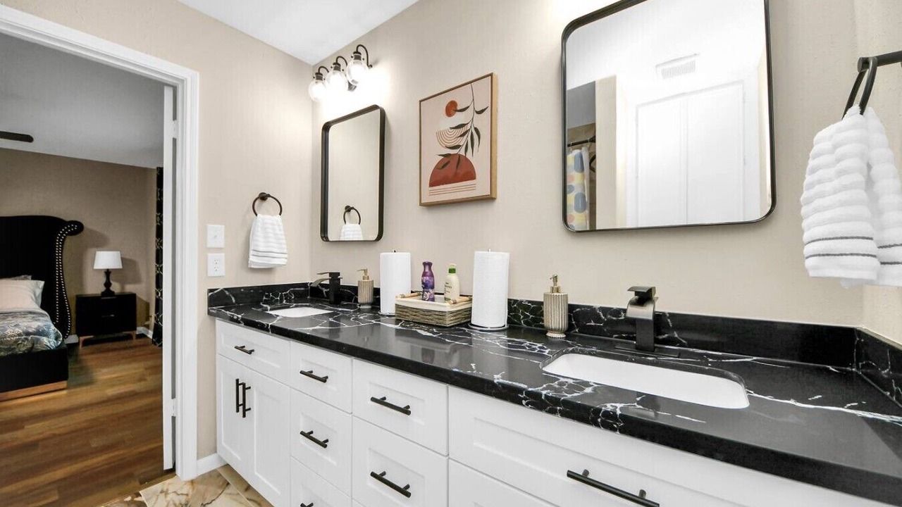 Photo of Bathroom in Spring Shadows