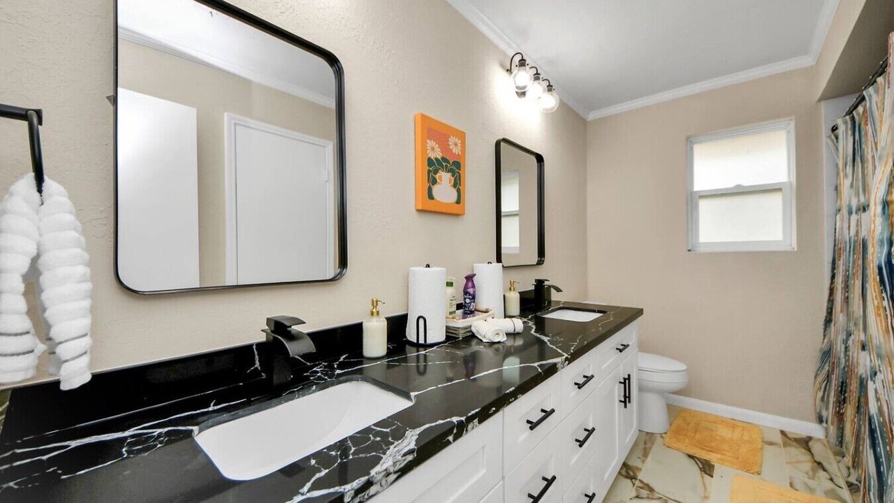 Photo of Bathroom in Spring Shadows