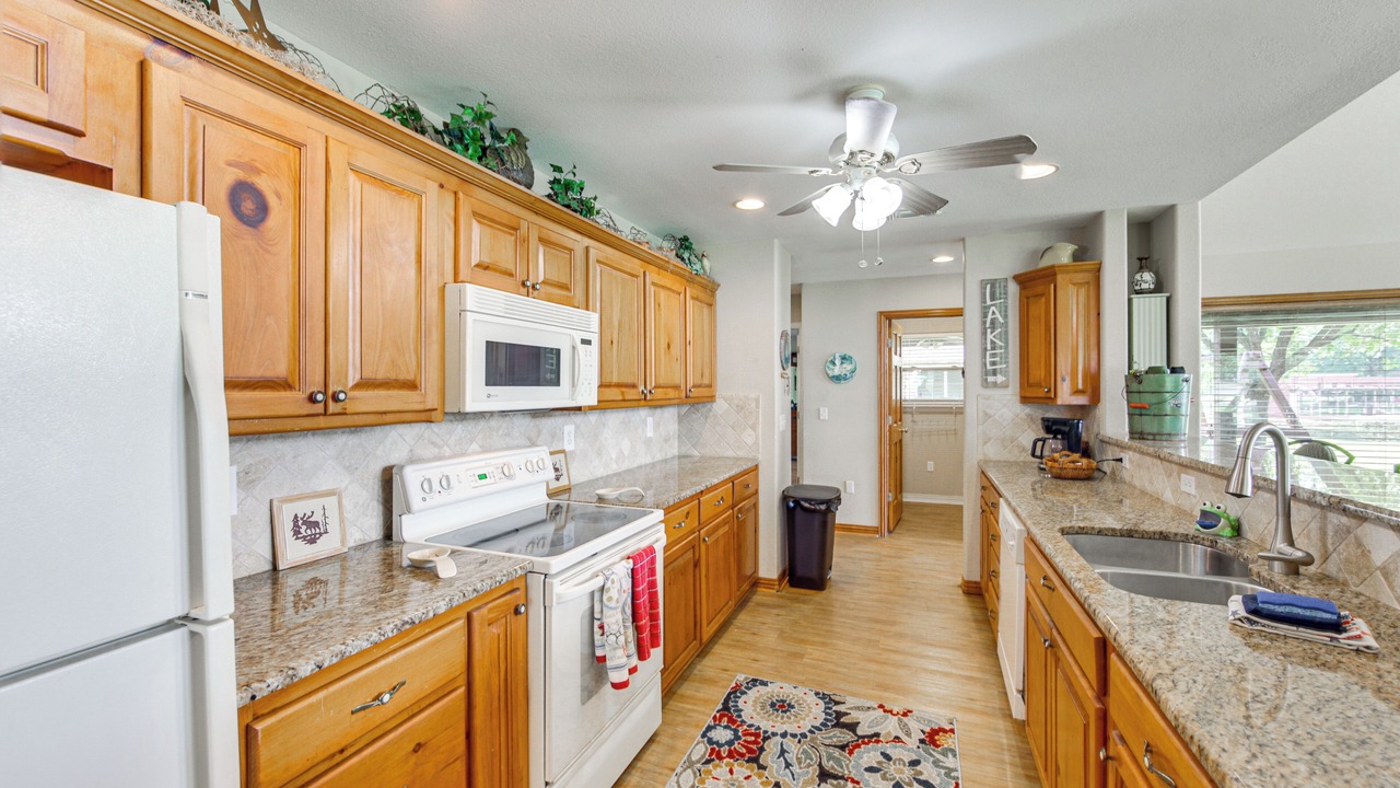 Photo of Kitchen in Log Cabin