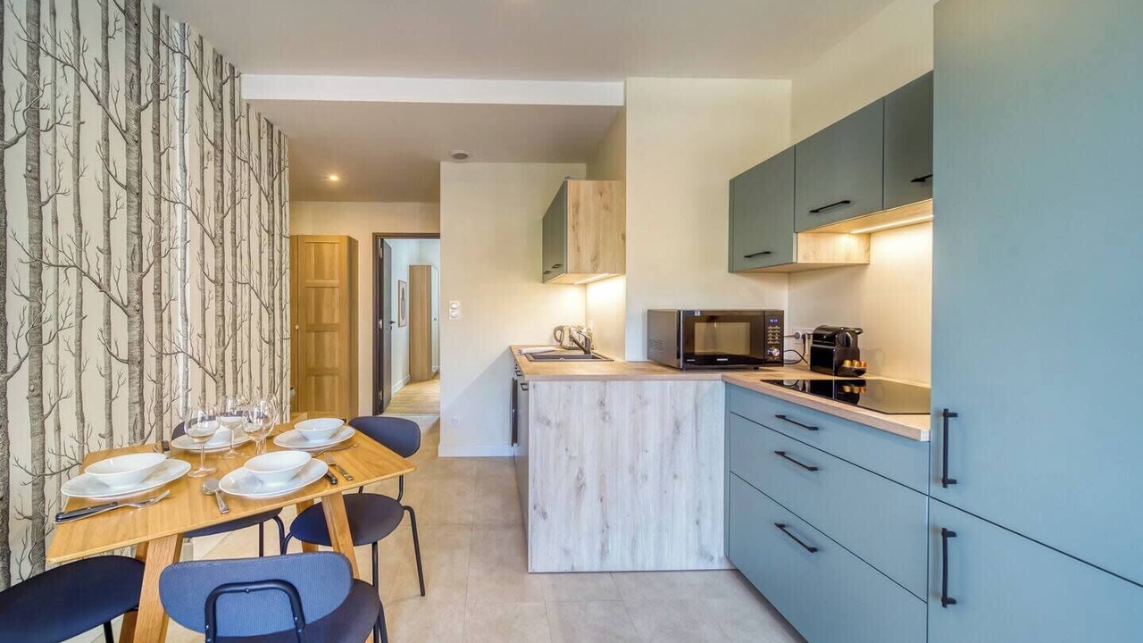 Photo of Kitchen in Quartier Exposition-Bajatiere